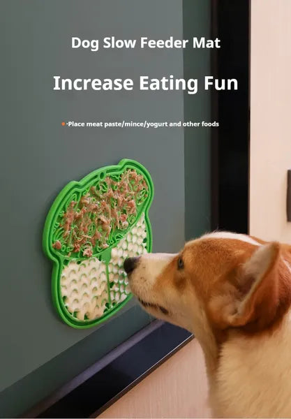 Premium Pet Lick Mat — Slow Feeder with Strong Suction Cup for Dogs & Cats