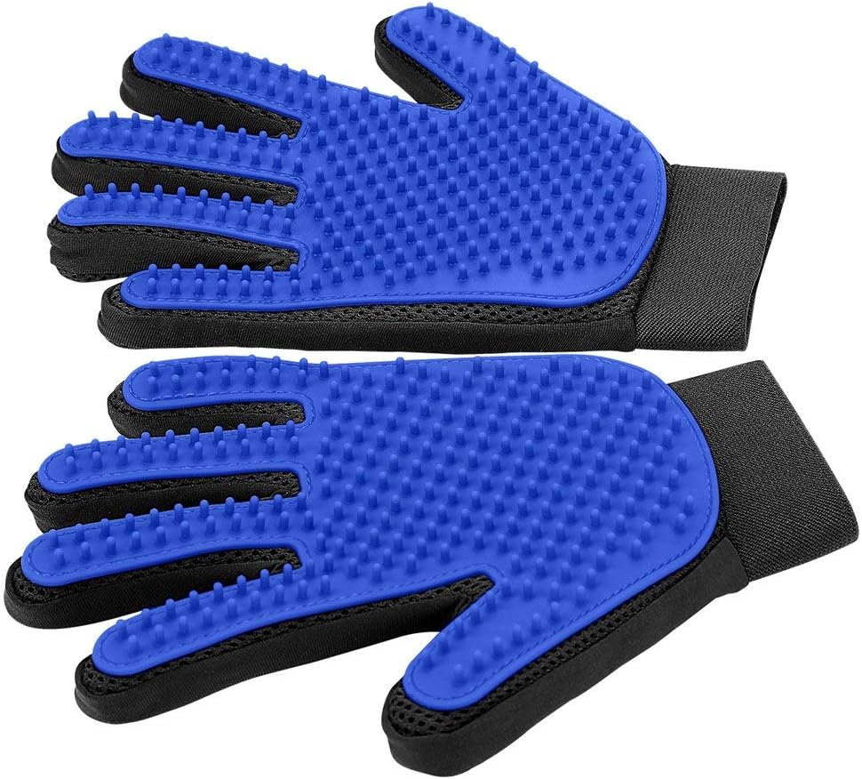 "Pet grooming gloves for gentle hair removal"
"Silicone grooming gloves for dogs and cats"
"Pet hair remover gloves with 255 silicone tips"
"Grooming gloves for long and short-haired pets"
"Gentle pet grooming gloves for shedding control"
"Pet bath gloves for washing and grooming"
"Upgrade pet grooming gloves product view"
"Pet grooming gloves for cats dogs and horses"
"Efficient pet hair remover mittens"
