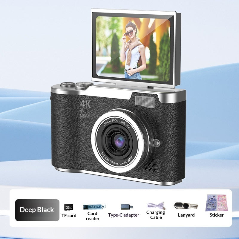 SnapShot™ 4K Digital Camera — HD Selfie & Vlog Cam in 7 Colors with 32G Memory Card