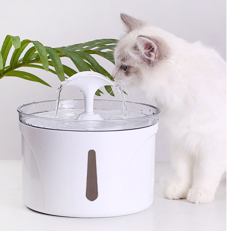 Luxury Smart Pet Water Fountain — 2.5L Circulating Filter, Ultra-Quiet, Food-Grade ABS