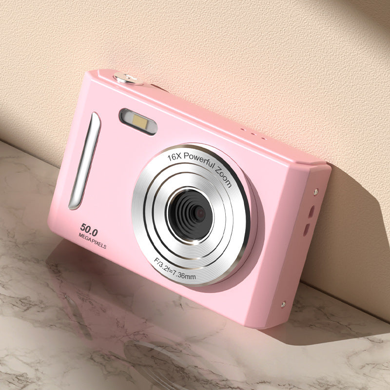 CampusShot™ CCD Student Digital Camera — HD Dual Front & Rear Lens in 6 Premium Colors