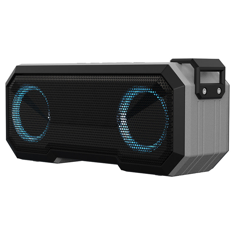 Waterproof Luminous Outdoor Bluetooth Speaker — 16W Dual, LED Light Show & 3000mAh Power Bank