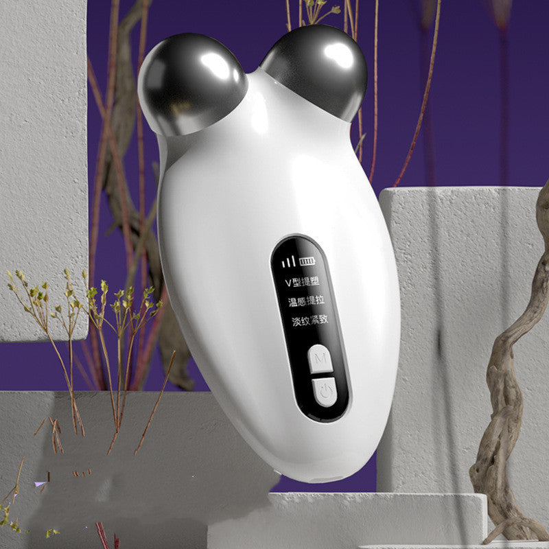 3D Roller EMS Face Lifting & Slimming Device | Microcurrent Vibration Facial Massager