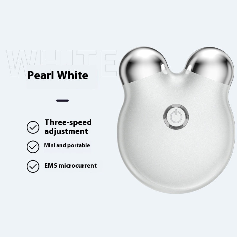 Luxury Bear-Face Microcurrent EMS Facial Sculpting Device — Anion Skin Renewal & Color Light Therapy