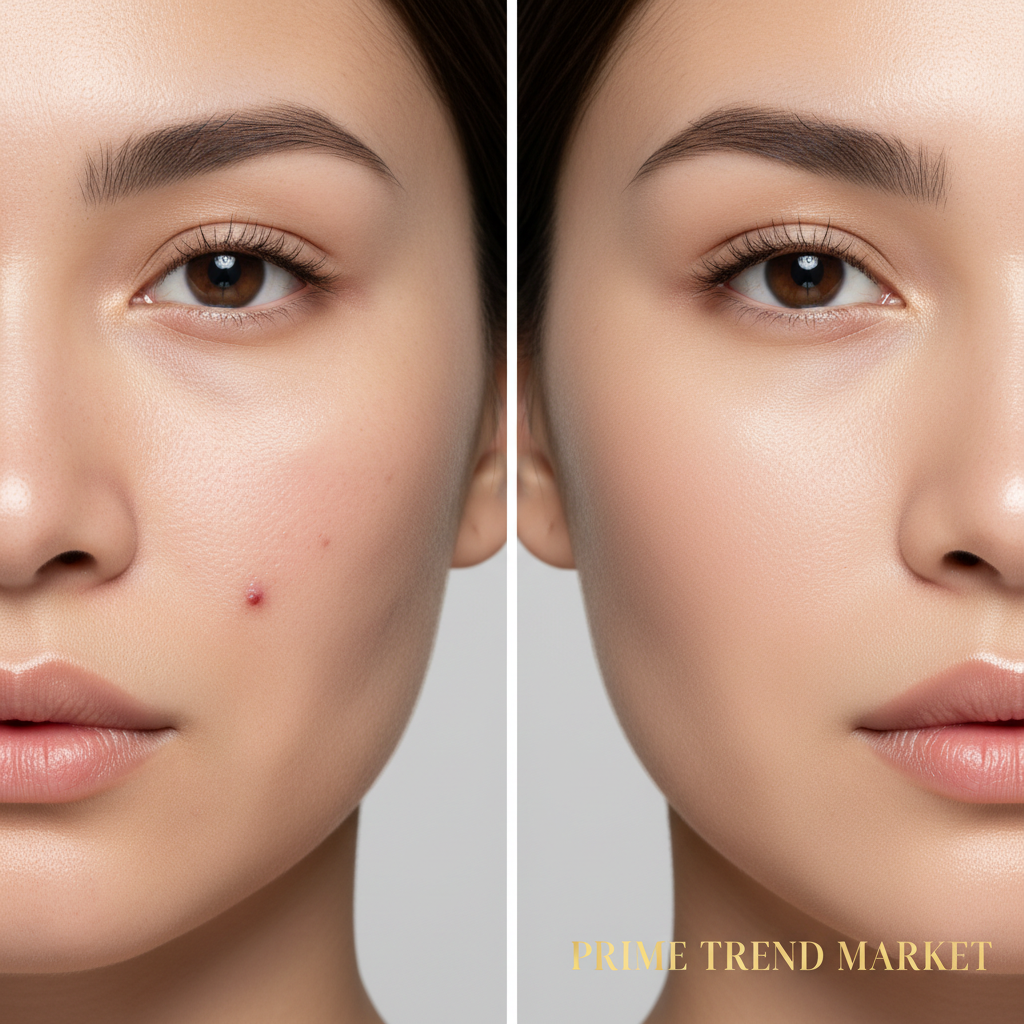 Before & after skin