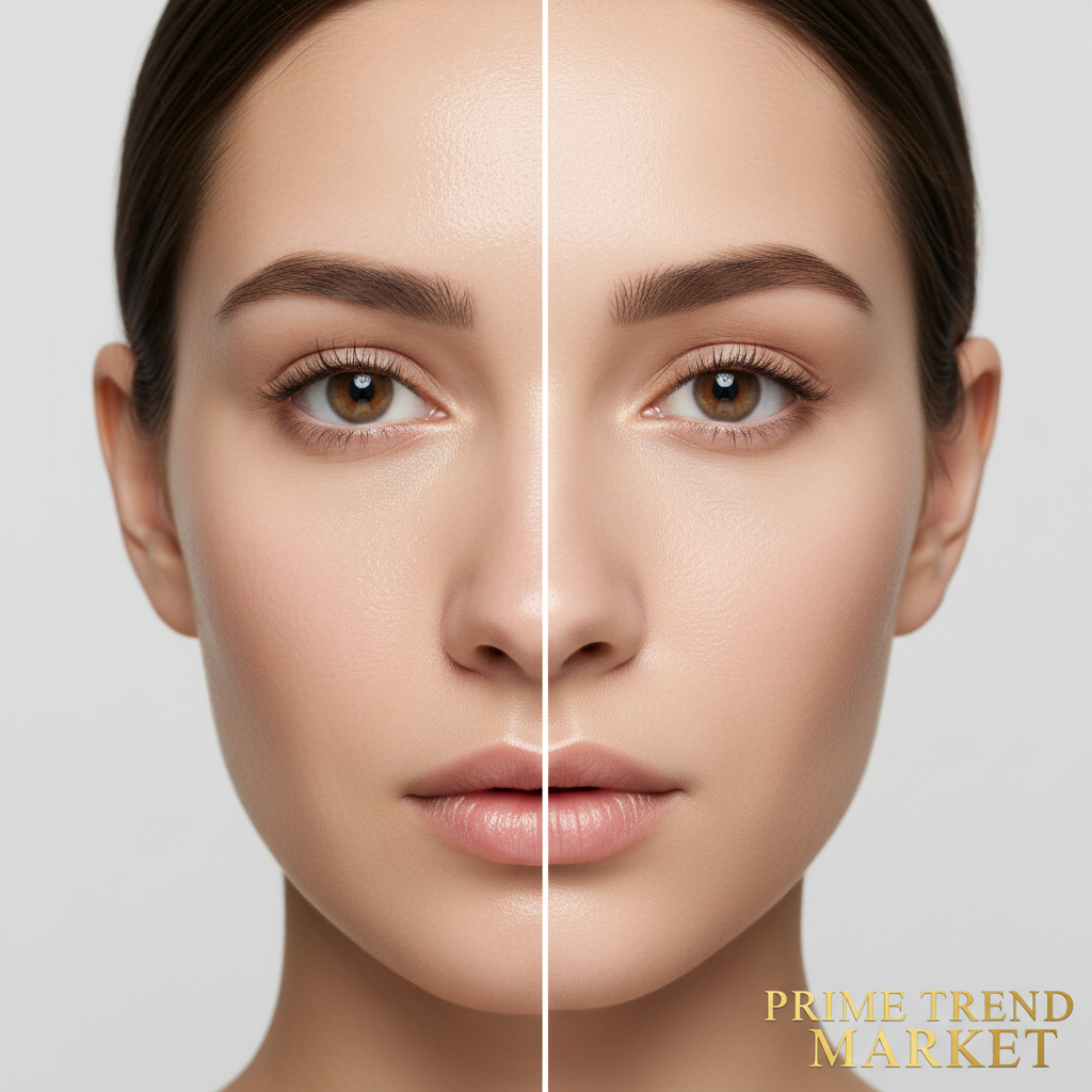 Before & after skin
