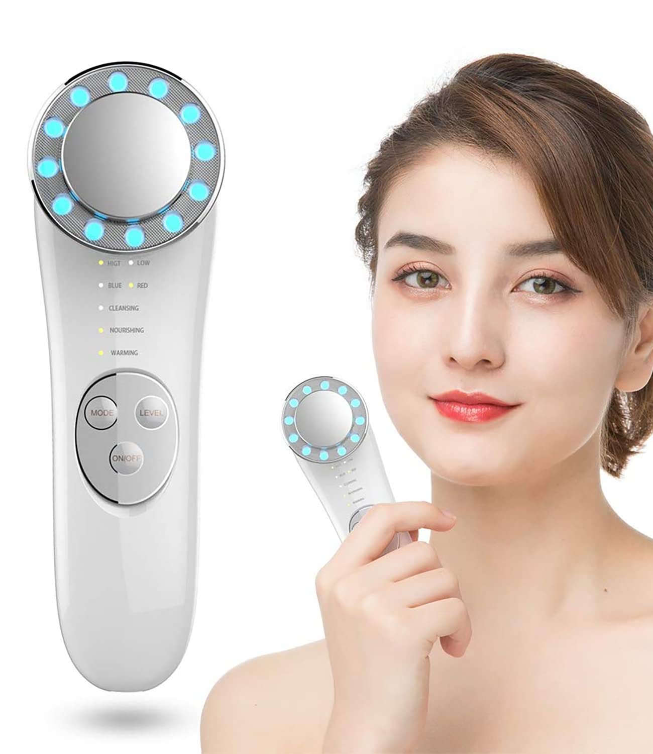 7-in-1 Facial Massager Skin Care Machine | Galvanic Face Lifting & Skin Tightening
