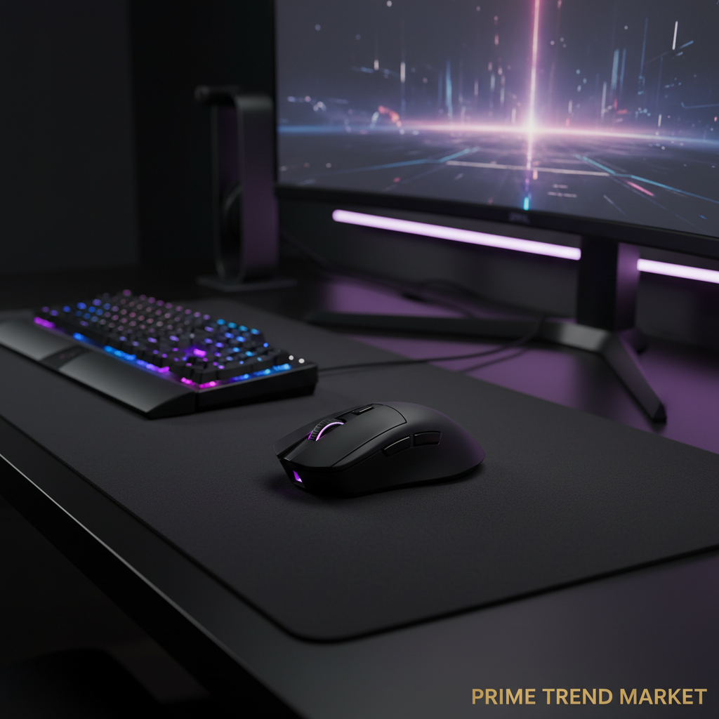 Black RGB Gaming Setup