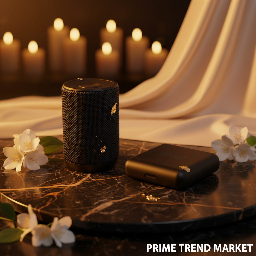 Black Speaker - Dark Marble