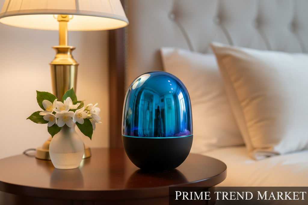 Blue Glass Speaker Image 4