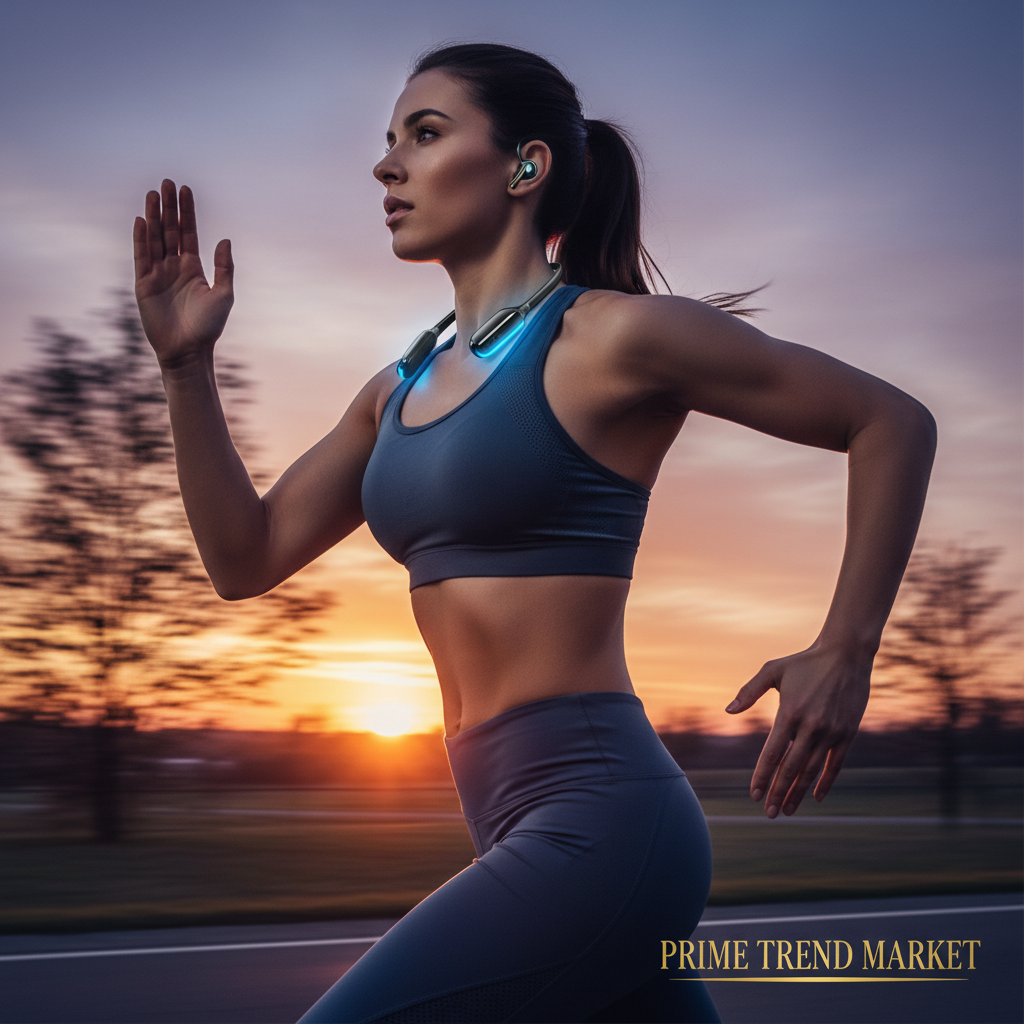 Blue Runner Sunset