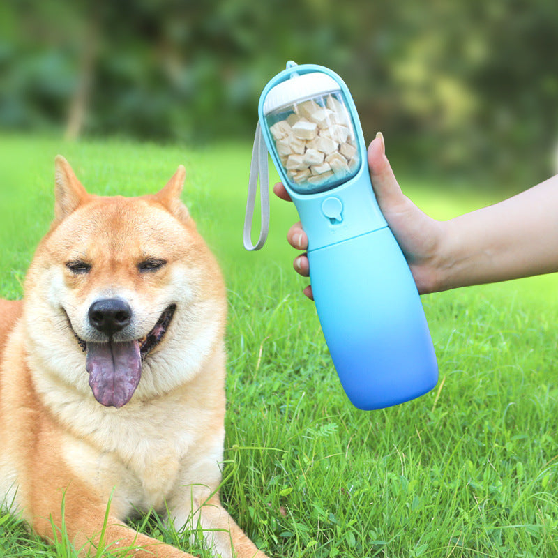Luxury Gradient Color Portable Foldable Pet Water Bottle – 300ml & 550ml