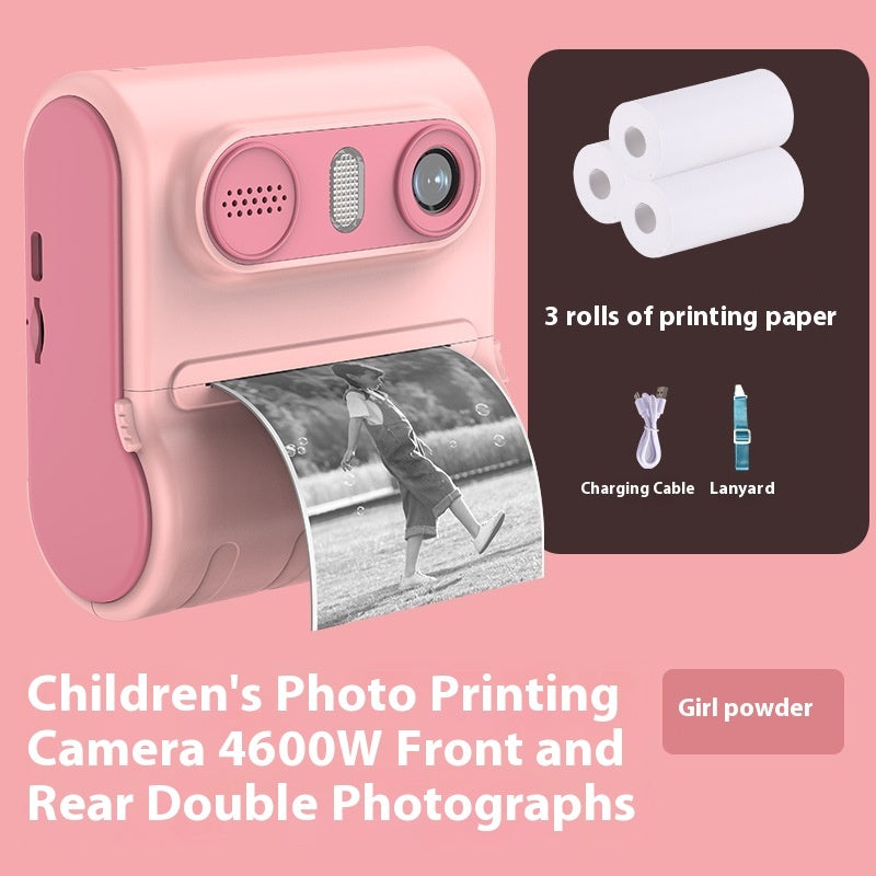 PrintSnap™ Kids Instant Thermal Printing Camera — HD Dual Lens Polaroid-Style Camera for Children