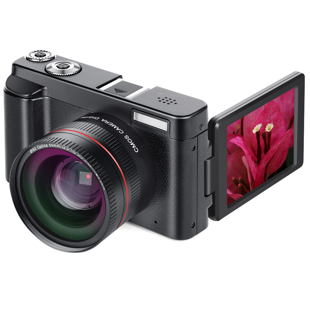 HD WiFi Flip Screen Vlogging Camera — 1080P 24MP SLR Style