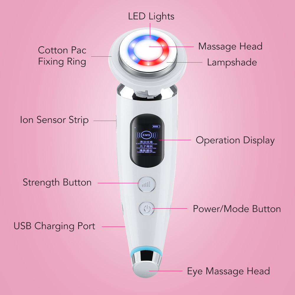 IPL Skin Rejuvenation & Face Lifting Device | Photon Therapy Anti-Aging Beauty Wand
