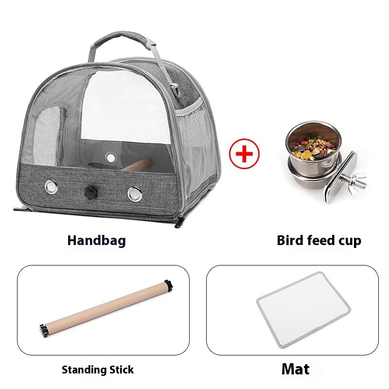 Luxury Portable Foldable Pet Outing Cage – Breathable Travel Carrier for Cats & Dogs