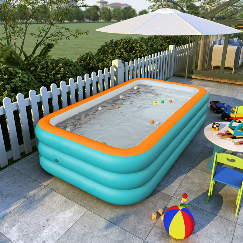 Luxury Summer Inflatable Pool – Outdoor Foldable Swimming Pool