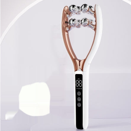 V-Roller EMS Red & Blue Dual-Wave Face Lifting & Slimming Device — Micro Current Tightening Beauty Tool