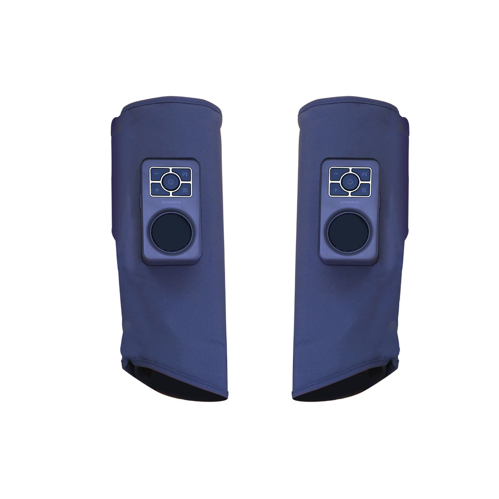 Luxury EMS Calf Air Compression Leg Massager with Heat — Airbag Heating, 3 Gears, Single & Double