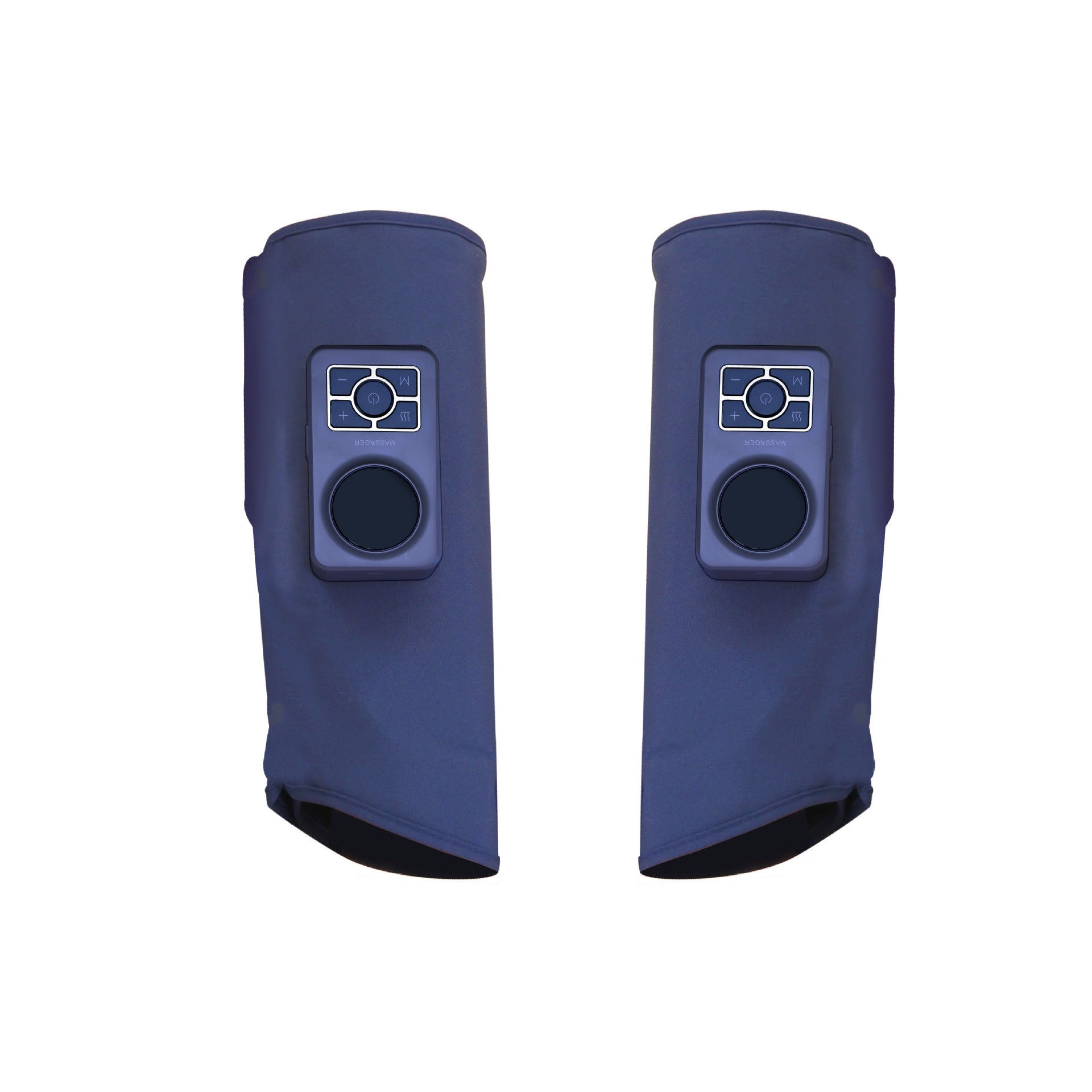 Luxury EMS Calf Air Compression Leg Massager with Heat — Airbag Heating, 3 Gears, Single & Double