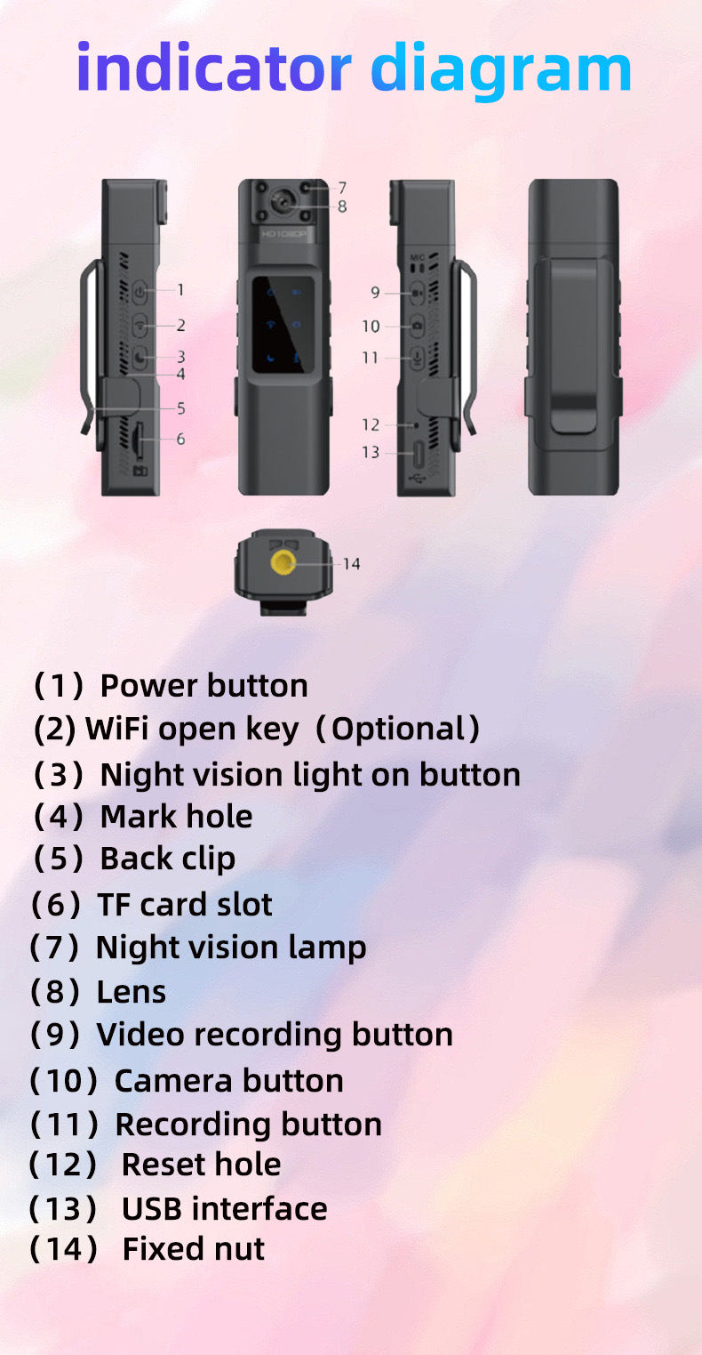 TravelShot™ HD Portable WiFi Sports Camera — Compact DV Recorder for Travel & Lifestyle