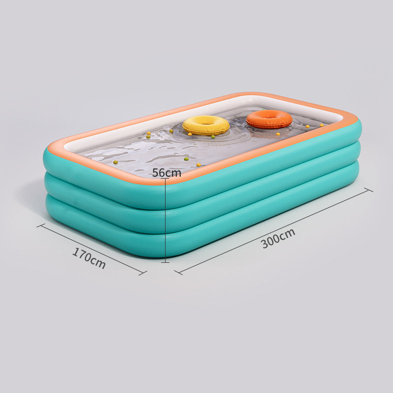 Luxury Summer Inflatable Pool – Outdoor Foldable Swimming Pool