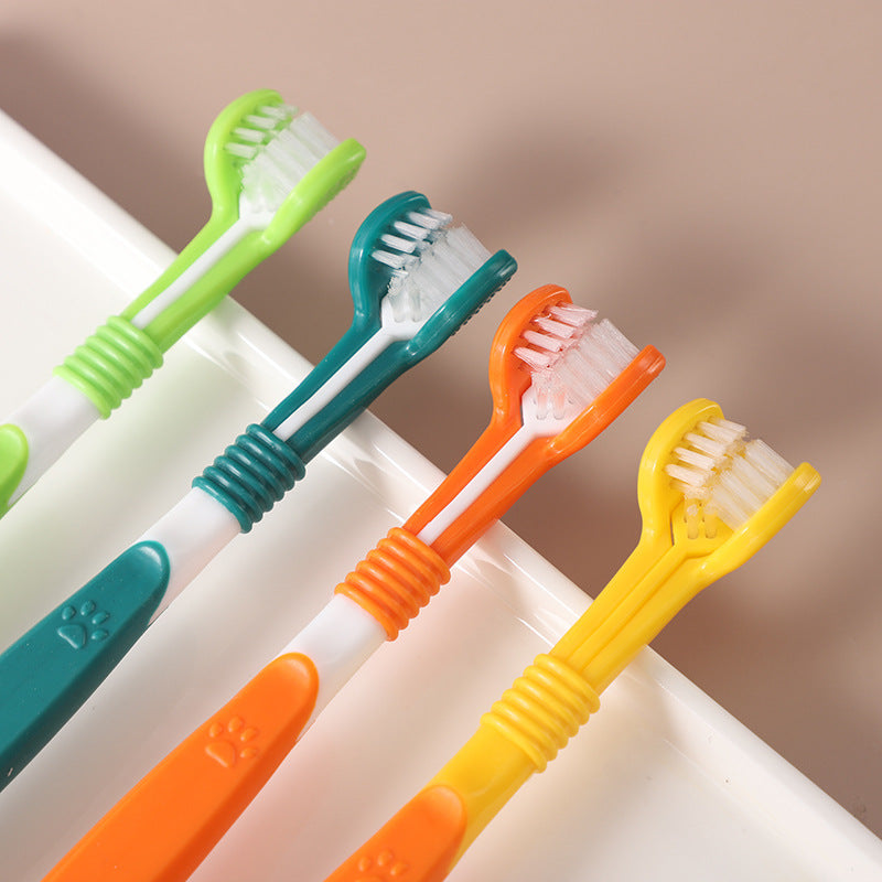 PawSmile Pet Finger Toothbrush – Soft Silicone Dental Cleaning Brush for Dogs & Cats | 6 Colors