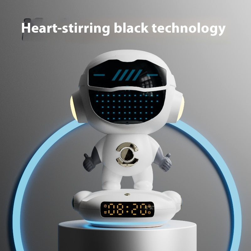AI Robot Smart Speaker – Voice Assistant & 360° Surround Sound