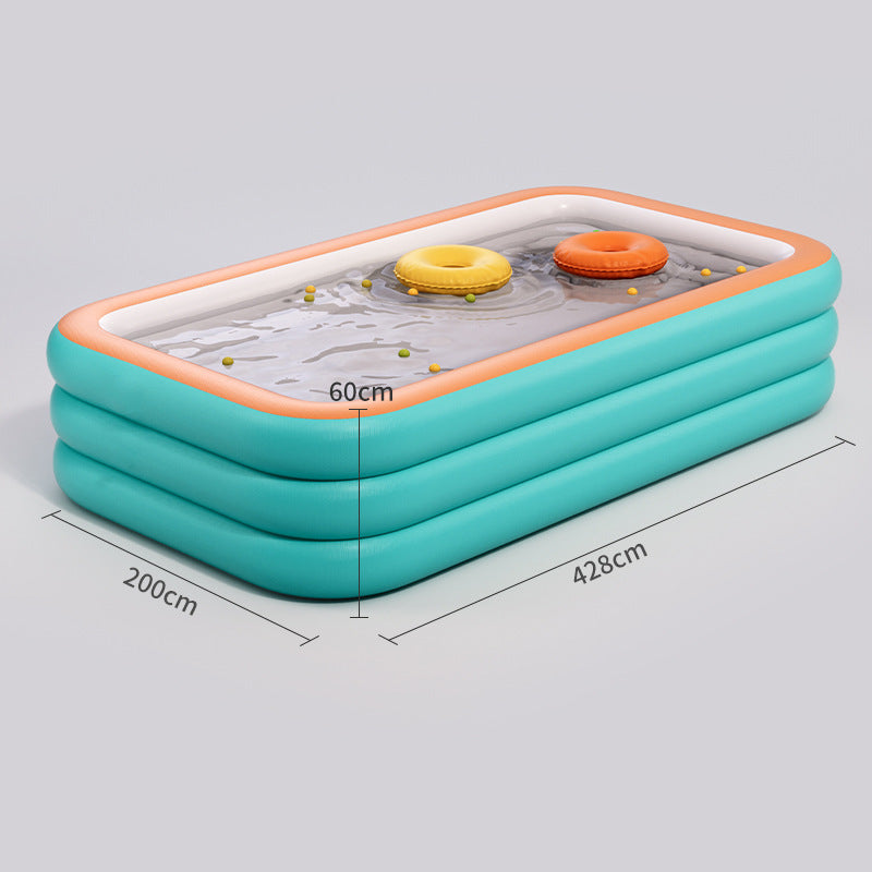 Luxury Summer Inflatable Pool – Outdoor Foldable Swimming Pool