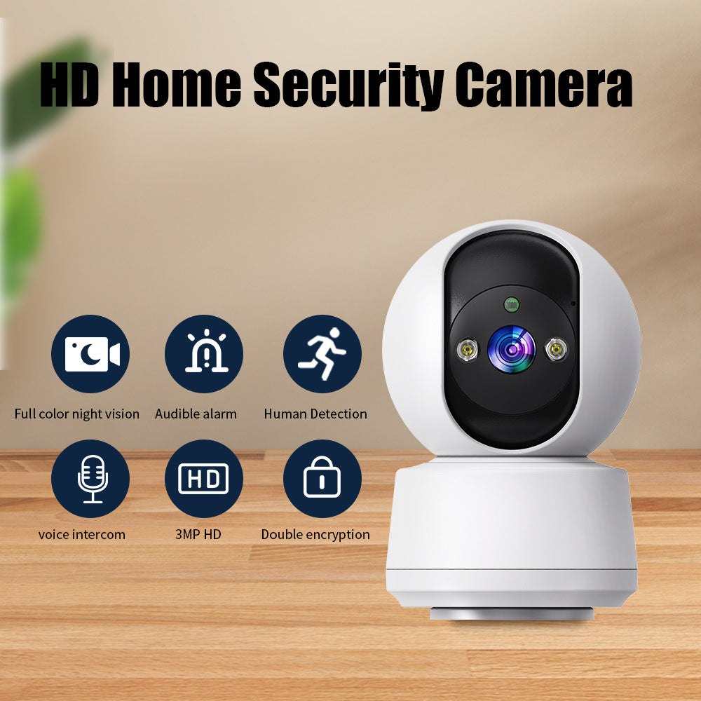 Smart 360° Pan-Tilt HD Security Camera — WiFi & 4G, Remote Control, Indoor Home Surveillance
