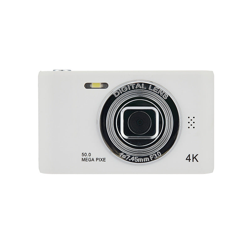 RetroShot 48MP 4K HD Digital Selfie Camera — Front & Rear Dual Lens, Retro Compact Design