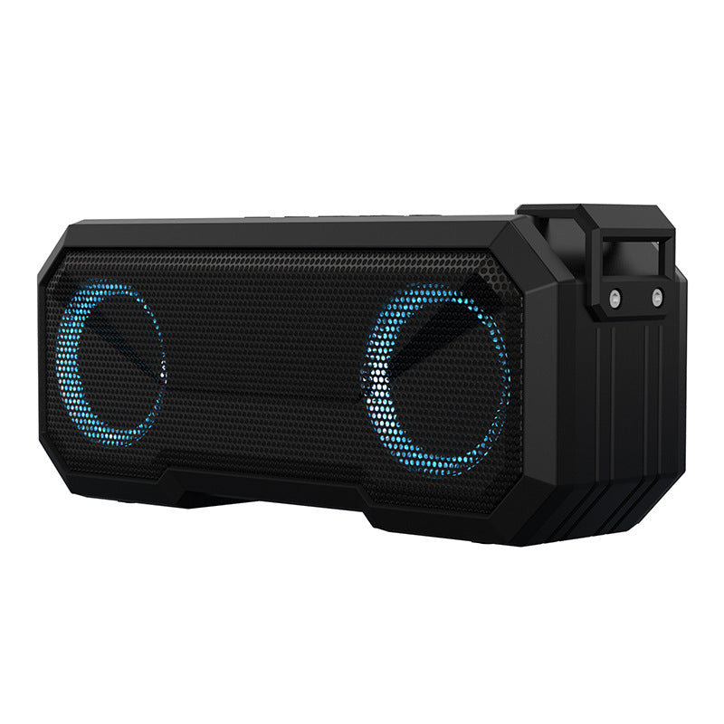 Waterproof Luminous Outdoor Bluetooth Speaker — 16W Dual, LED Light Show & 3000mAh Power Bank