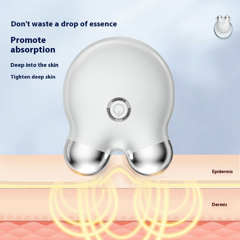 Luxury Bear-Face Microcurrent EMS Facial Sculpting Device — Anion Skin Renewal & Color Light Therapy