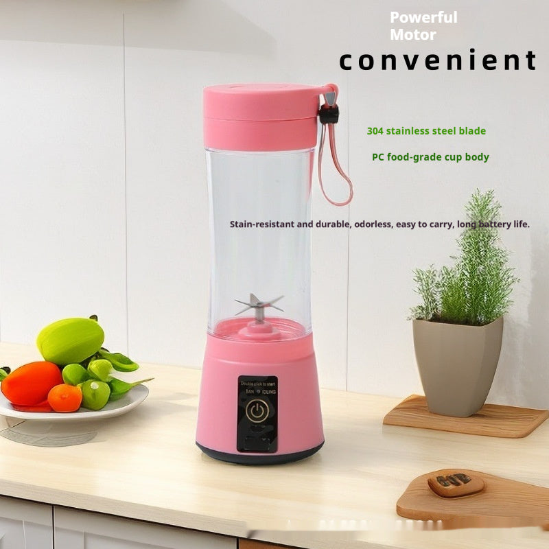 "Portable mini vortex juice blender cup with 6 blades"
"USB rechargeable portable juice blender"
"Mini juice cup blending fresh smoothie"
"Compact portable blender for on-the-go smoothies"
"6-blade portable juice blender cup"