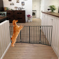 Foldable Pet Gate — Dog & Cat Safety Gate for Doorways, Stairs & Rooms