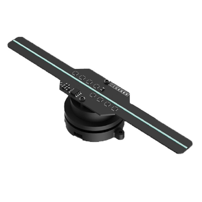 3D Holographic Transparent Fan Display — Mini Air Suspension Stereo Hologram Screen