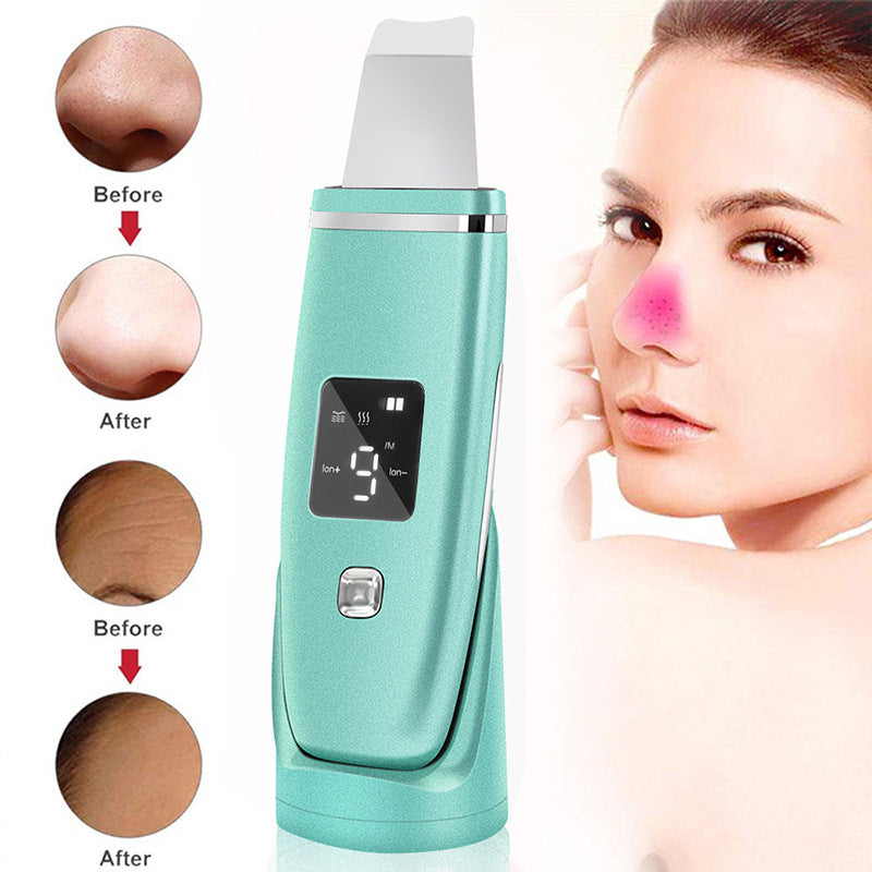 Ultrasonic Skin Scrubber | 4-in-1 Blackhead Remover & Deep Pore Cleansing Beauty Device