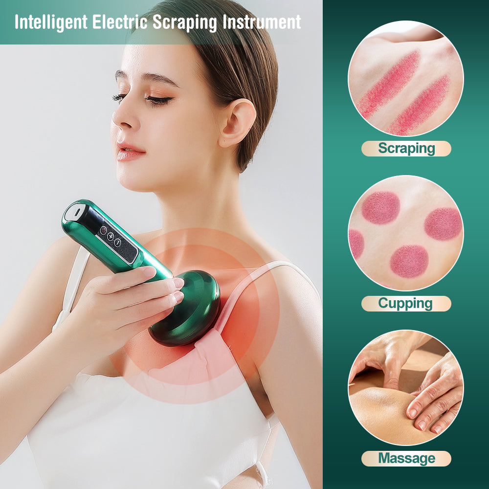 Electric Vacuum Cupping Massager | Body Contouring Sculpting & Gua Sha Wellness Device