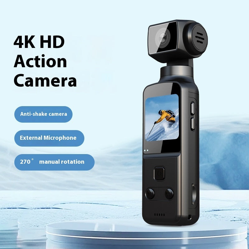 4K Anti-Shake Pocket Sports Vlogging Camera — Mini & Lightweight for Creators on the Move