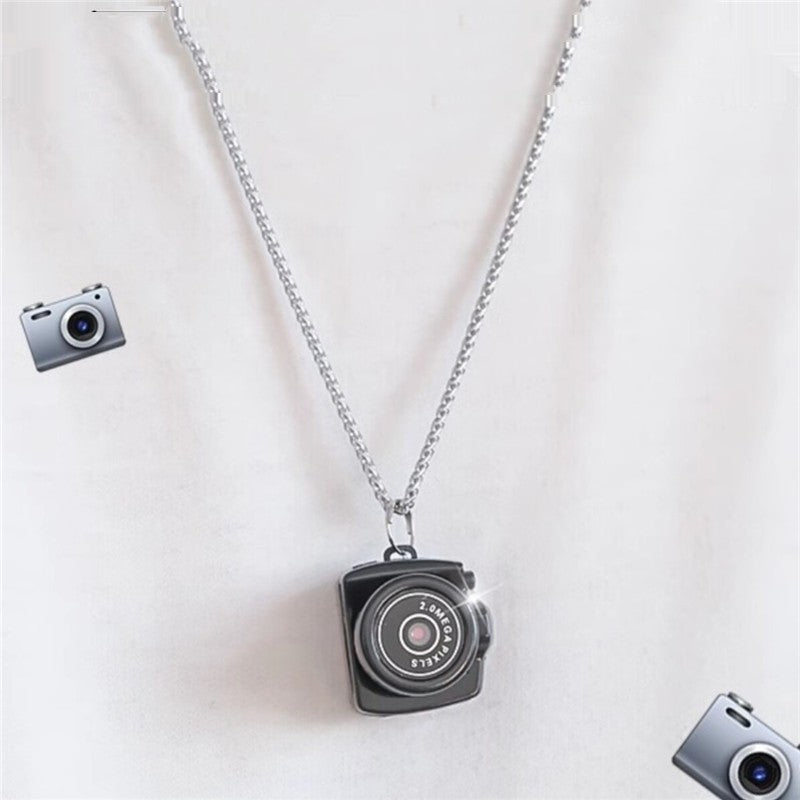 NeckShot™ HD Necklace Camera — Wearable Campus Cam in 15+ Styles with Optional Memory Card