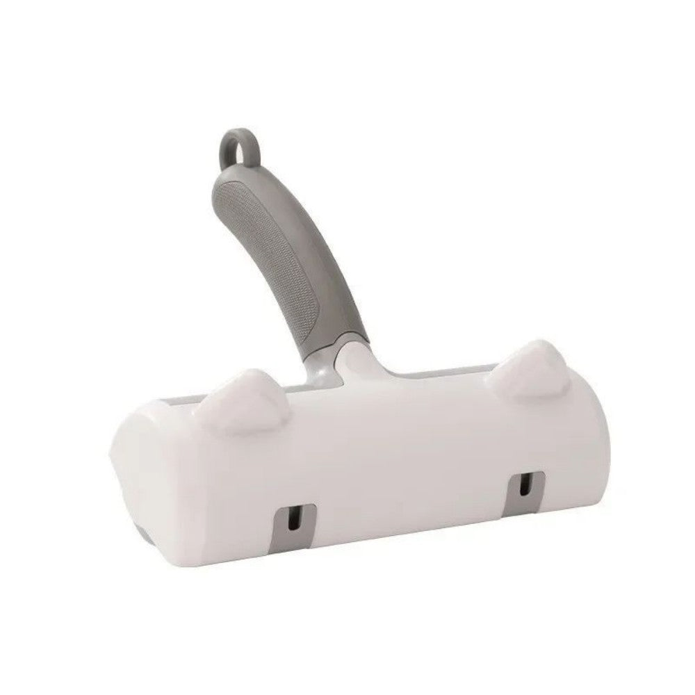 Image 1: "Pet hair removal roller self-cleaning lint brush for dogs and cats"
Image 2: "Self-cleaning pet hair remover removing fur from sofa"
Image 3: "Two-way pet hair roller with static technology for clothing"
Image 4: "Reusable lint roller cleaning pet hair from furniture"
Image 5: "Pet hair removal brush with self-cleaning base"
Image 6: "Static pet hair remover for dogs and cats on fabric"