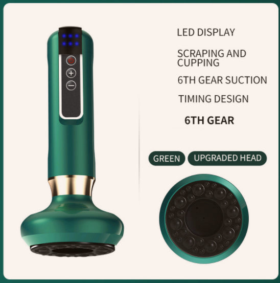 Electric Vacuum Cupping Massager | Body Contouring Sculpting & Gua Sha Wellness Device