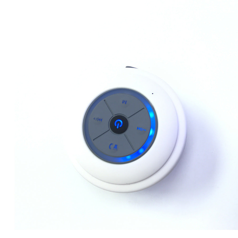 Waterproof Suction Cup Bluetooth Speaker — Shower & Outdoor Mini Speaker, BT 4.0, FM Radio, 5 Colors