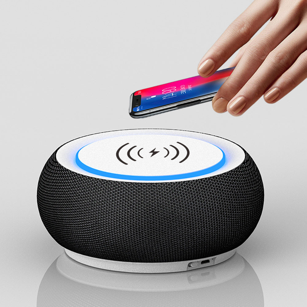 2-in-1 Wireless Bluetooth Speaker & Charging Pad | Subwoofer, Dual Speakers, 8H Playtime