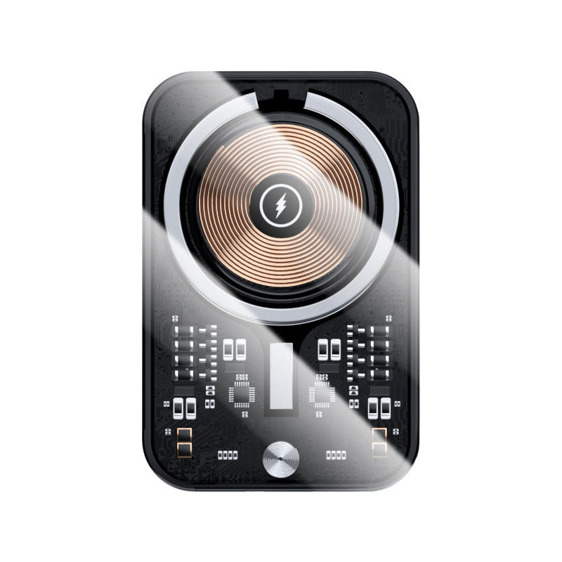 Transparent Wireless Magnetic Power Bank | 10000mAh MagSafe Compatible Fast Charge