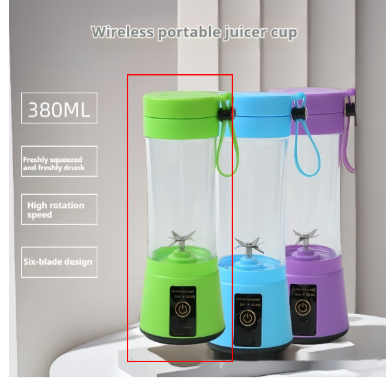 "Portable mini vortex juice blender cup with 6 blades"
"USB rechargeable portable juice blender"
"Mini juice cup blending fresh smoothie"
"Compact portable blender for on-the-go smoothies"
"6-blade portable juice blender cup"
