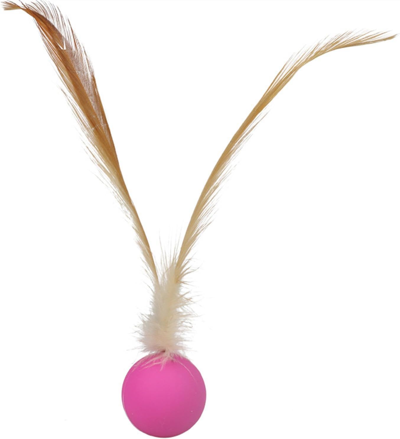 PawBounce High Elastic Jumping Ball Cat Toy – Interactive Colorful Rubber Ball for Cats & Dogs | 3 Colors