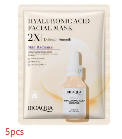 Luxury Korean Face Sheet Mask Bundle — Collagen, Centella, Hyaluronic Acid & Vitamin C Skin Glow Set