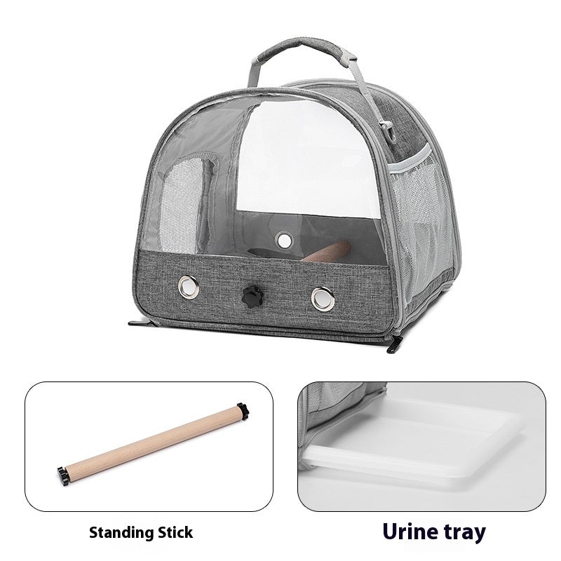 Luxury Portable Foldable Pet Outing Cage – Breathable Travel Carrier for Cats & Dogs