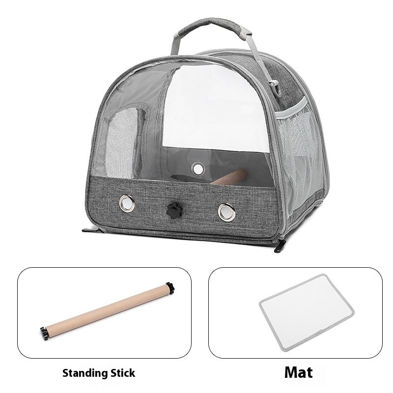 Luxury Portable Foldable Pet Outing Cage – Breathable Travel Carrier for Cats & Dogs